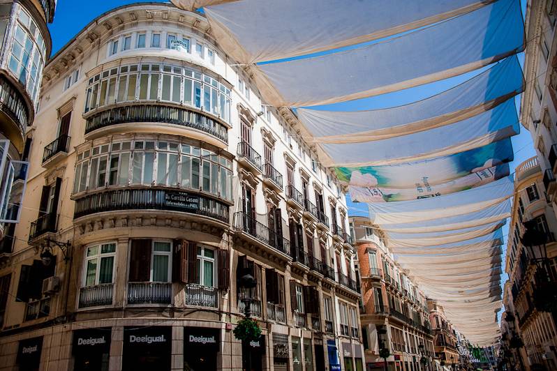 Málaga. Calle Marqués de Larios